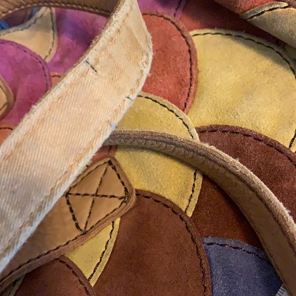 Lucky Brand Suede bag, Leather Handles - Picture 7 of 8